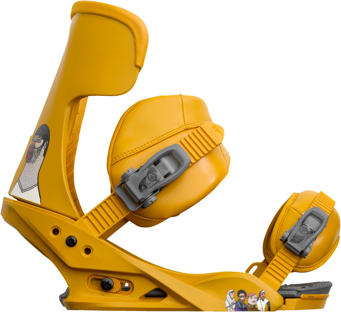 Burton Cobrashark Snowboard Bindings 2013 Old Yolk Side View