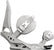 Burton Cartel Snowboard Bindings 2013 Cement Side View