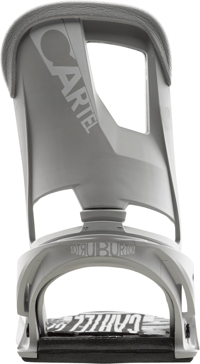 Burton Cartel Snowboard Bindings 2013 Cement Back View