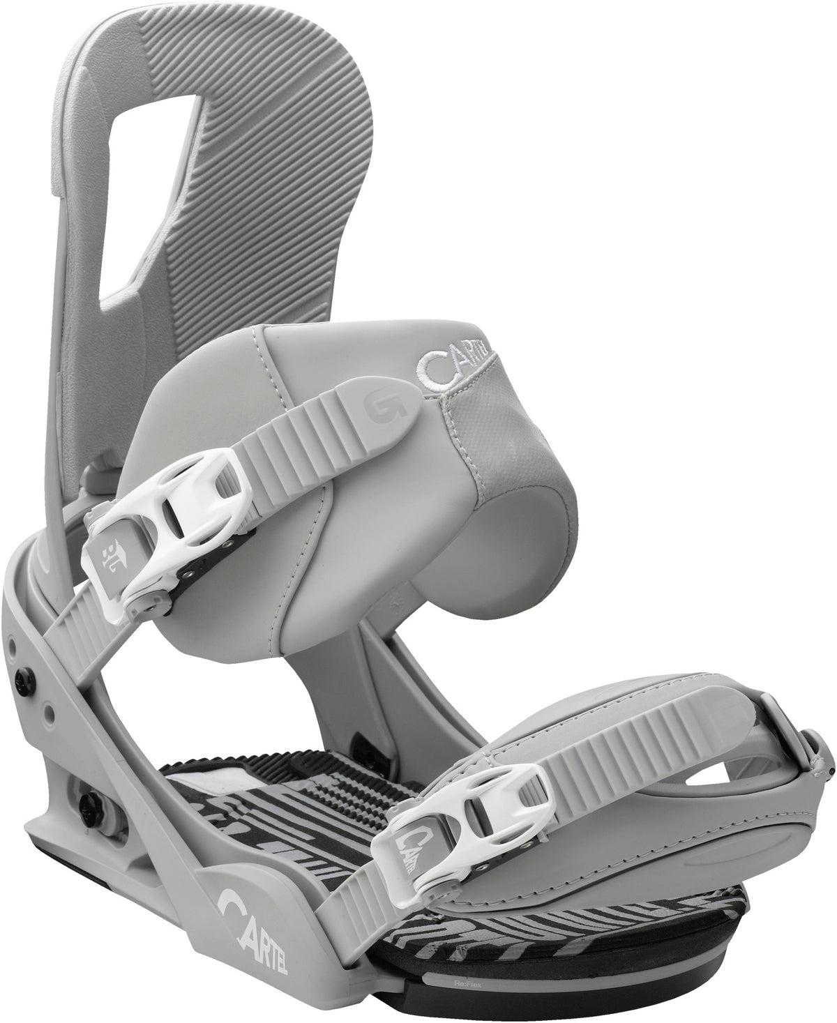 Burton Cartel Snowboard Bindings 2013 Cement Front View