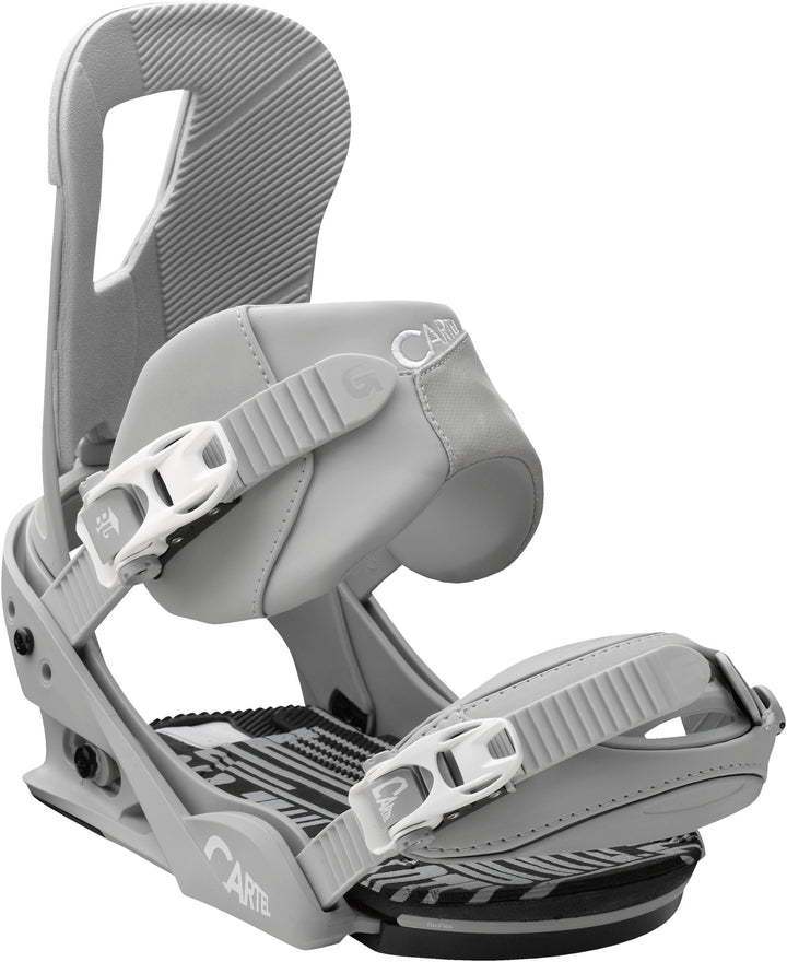 Burton Cartel Snowboard Bindings 2013 Cement Front View