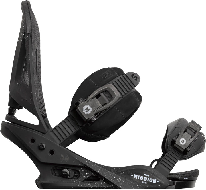 Burton Mission Snowboard Bindings 2013 Black Lung Side View