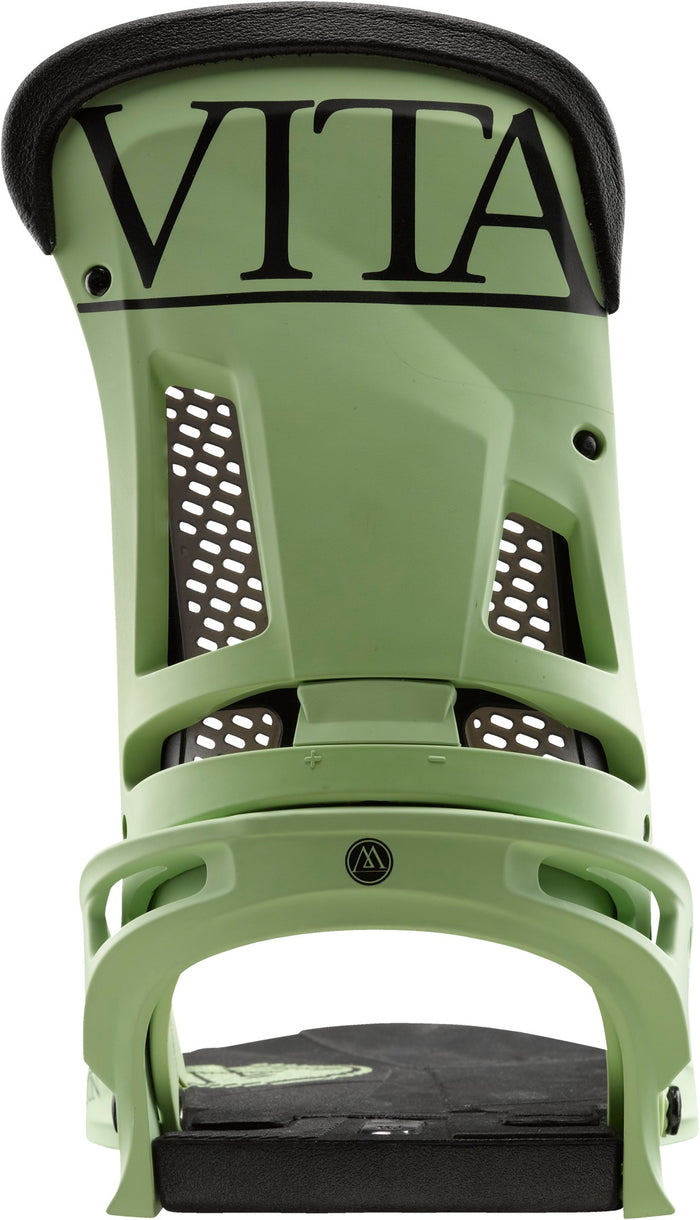 Burton Malavita Snowboard Bindings 2013 Lichen Back View