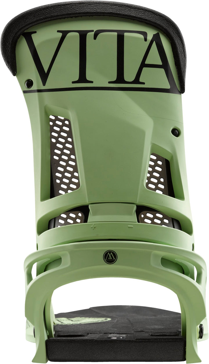 Burton Malavita Snowboard Bindings 2013 Lichen Back View