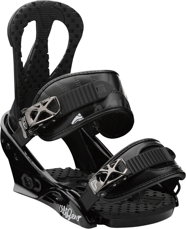 Burton Citizen Snowboard Bindings - Women's 2013 Black Front View