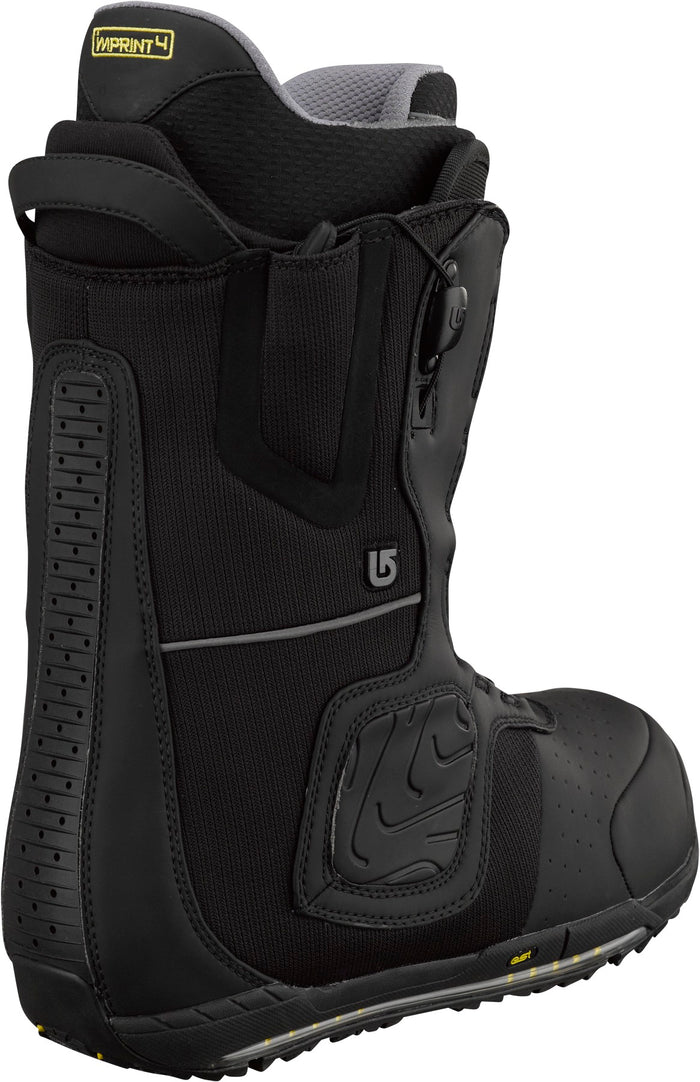 Burton Ion Snowboard Boots 2013 Black/Grey Back View