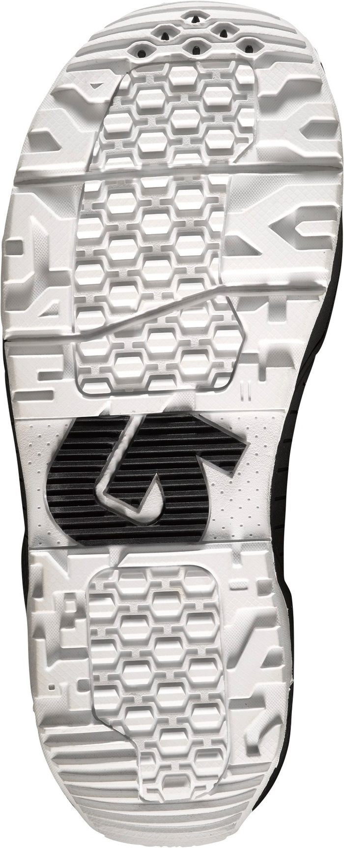 Burton Moto Snowboard Boots 2013 Black/White Sole View
