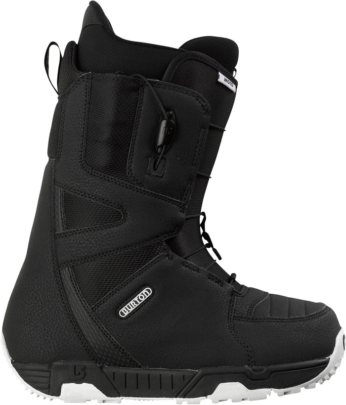 Burton Moto Snowboard Boots 2013 Black/White Side View