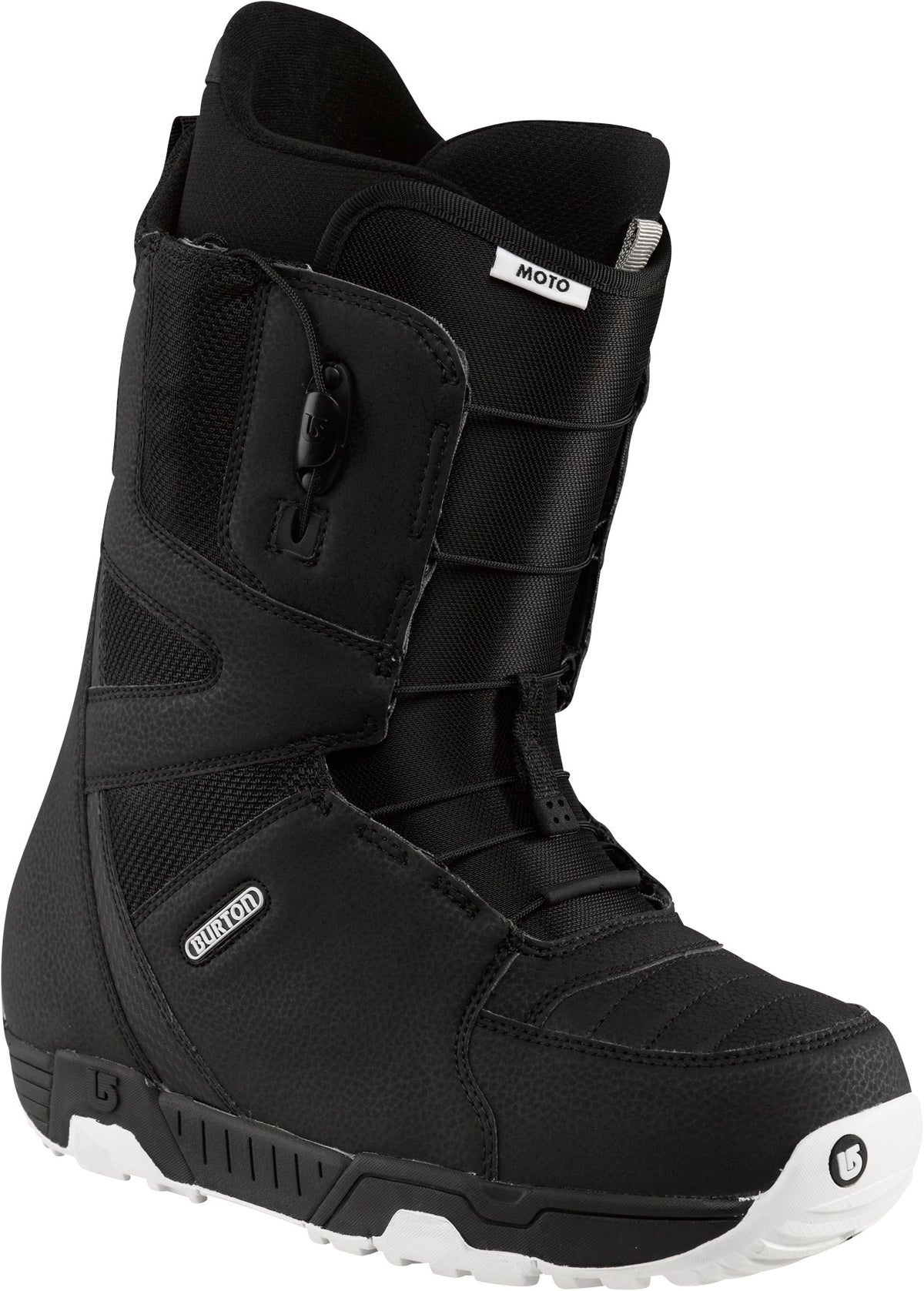Burton Moto Snowboard Boots 2013 Black/White Front View