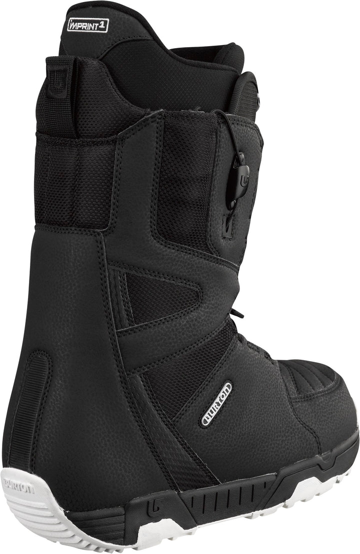 Burton Moto Snowboard Boots 2013 Black/White Back View
