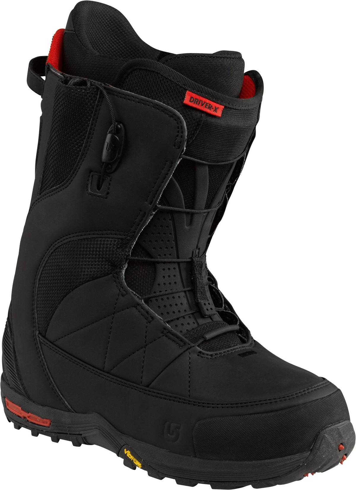 Burton Driver X Snowboard Boots 2013 Black/Red Front View