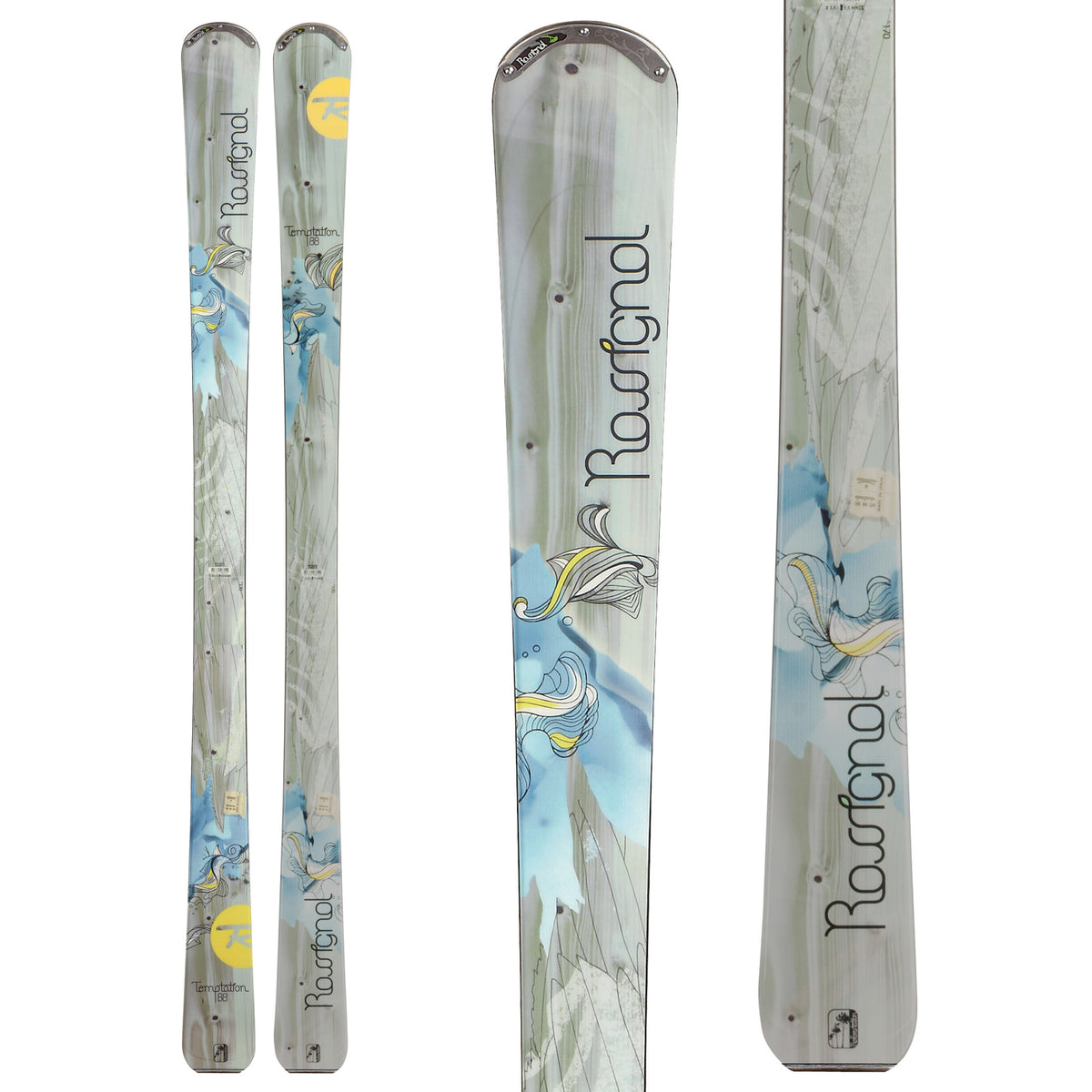 Rossignol Temptation 88 Skis - Women's 2013