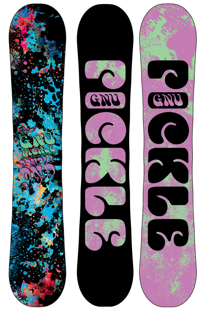GNU Ladies Pickle PBTX Snowboard - Women's 2013 Front View