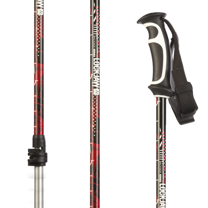 K2 LockJaw Aluminum Adjustable Ski Poles 2013