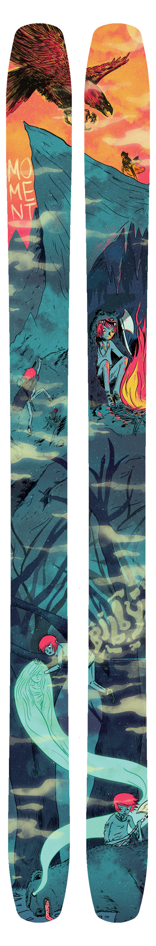 Moment Bibby Pro Skis 2013 Front View