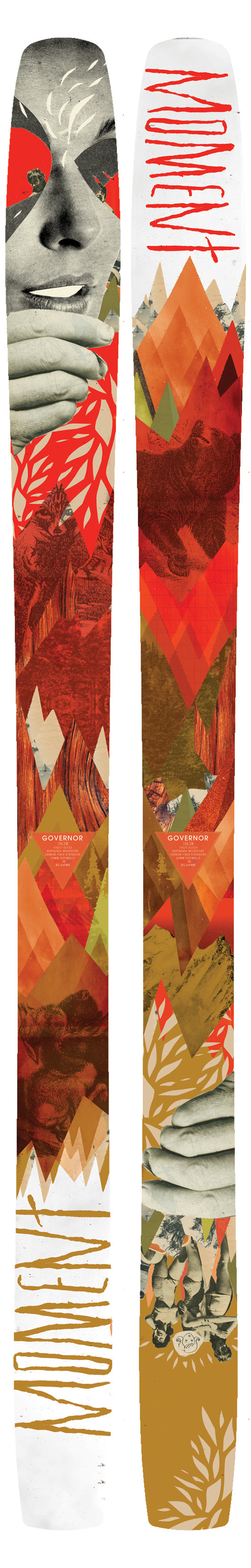 Moment Governor Skis 2013 Front View
