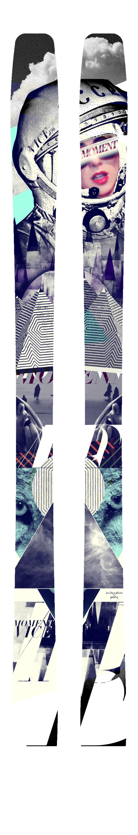 Moment Vice Skis 2013 Front View