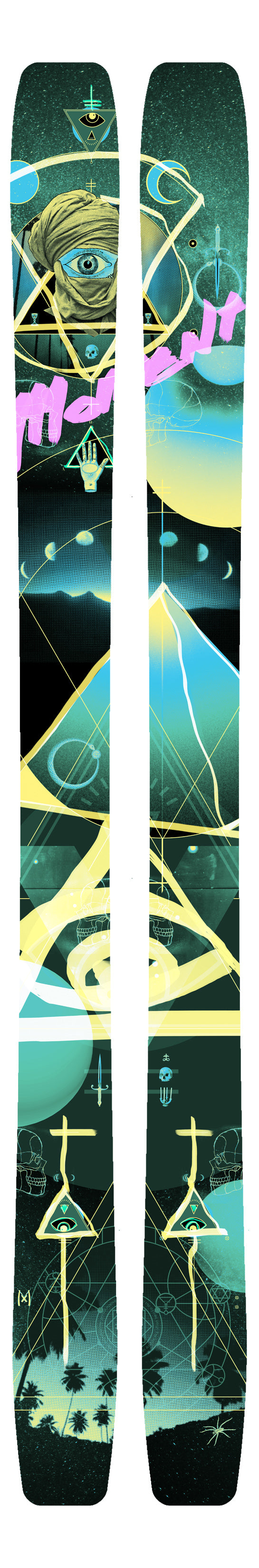 Moment Death Wish Skis 2013 Front View