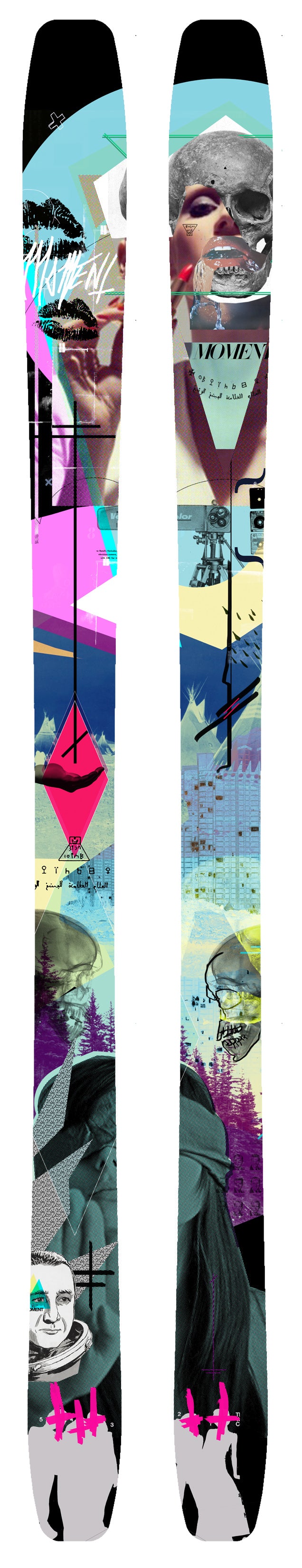 Moment Hot Mess Skis - Women's 2013 Front View