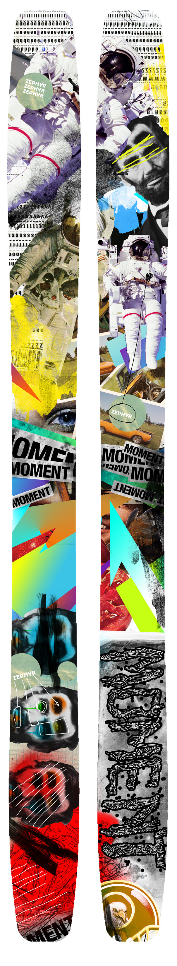 Moment Zephyr Skis - Youth 2013 Front View