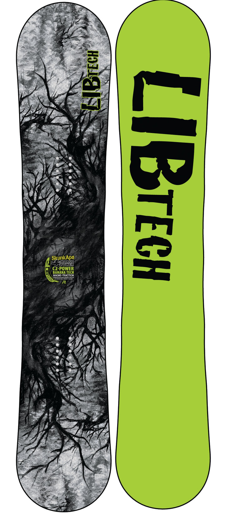 Lib Tech Skunk Ape C2BTX HP Wide Snowboard 2013 Front View