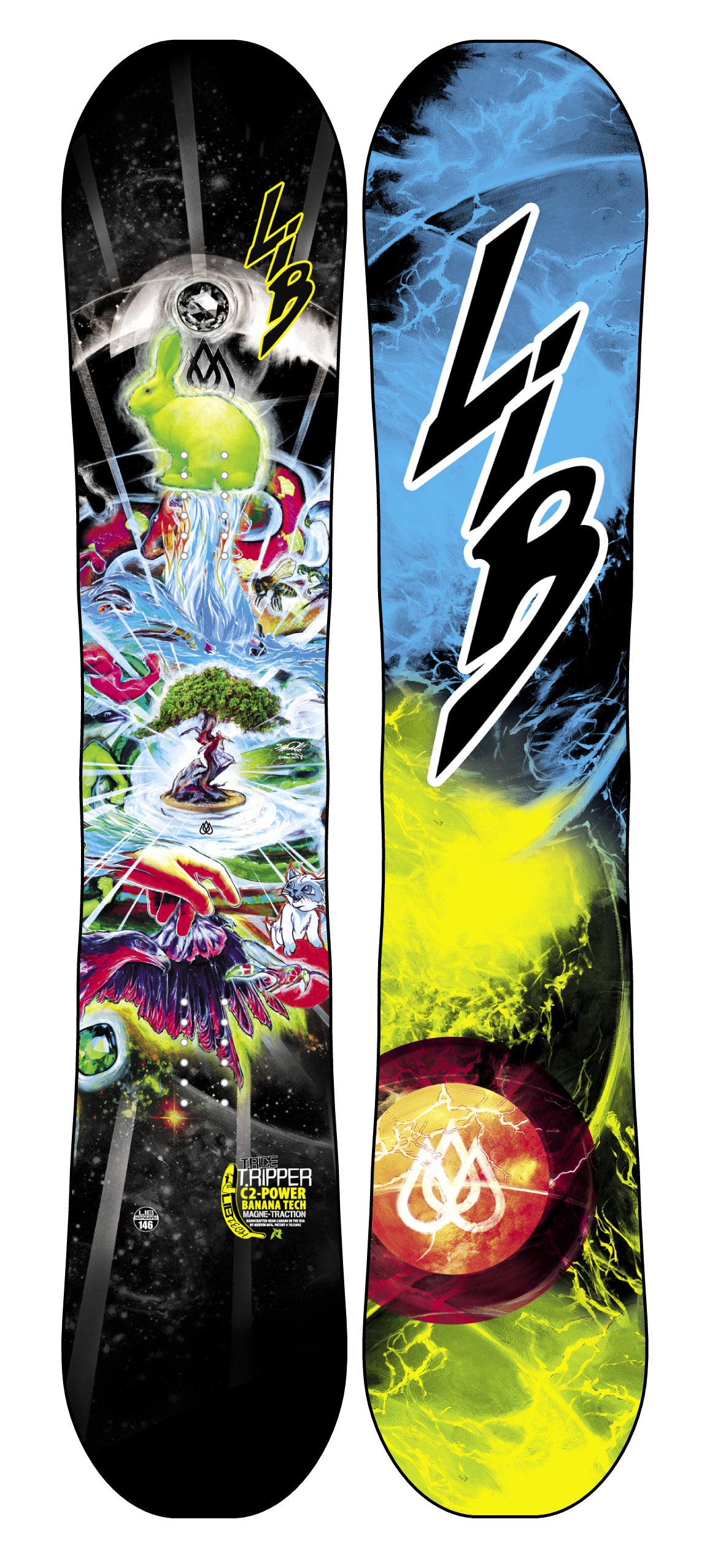 Lib Tech T.Ripper C2BTX Snowboard - Youth 2013 Front View