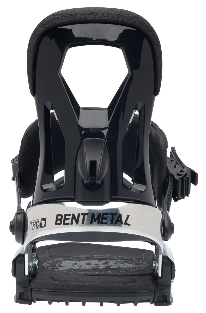 Bent Metal Mortal Snowboard Bindings 2013 Black Back View