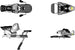 Salomon STH 16 Steel Ski Bindings (100mm Brakes) 2013 Steel