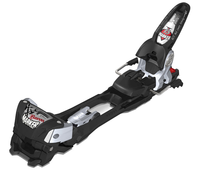 Marker Baron Small Ski Bindings (110mm Brakes) 2013 Black/Silver Front View