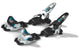 Marker Griffon Schizo Ski Bindings (110mm Brakes) 2013 White/Black/Blue Front View