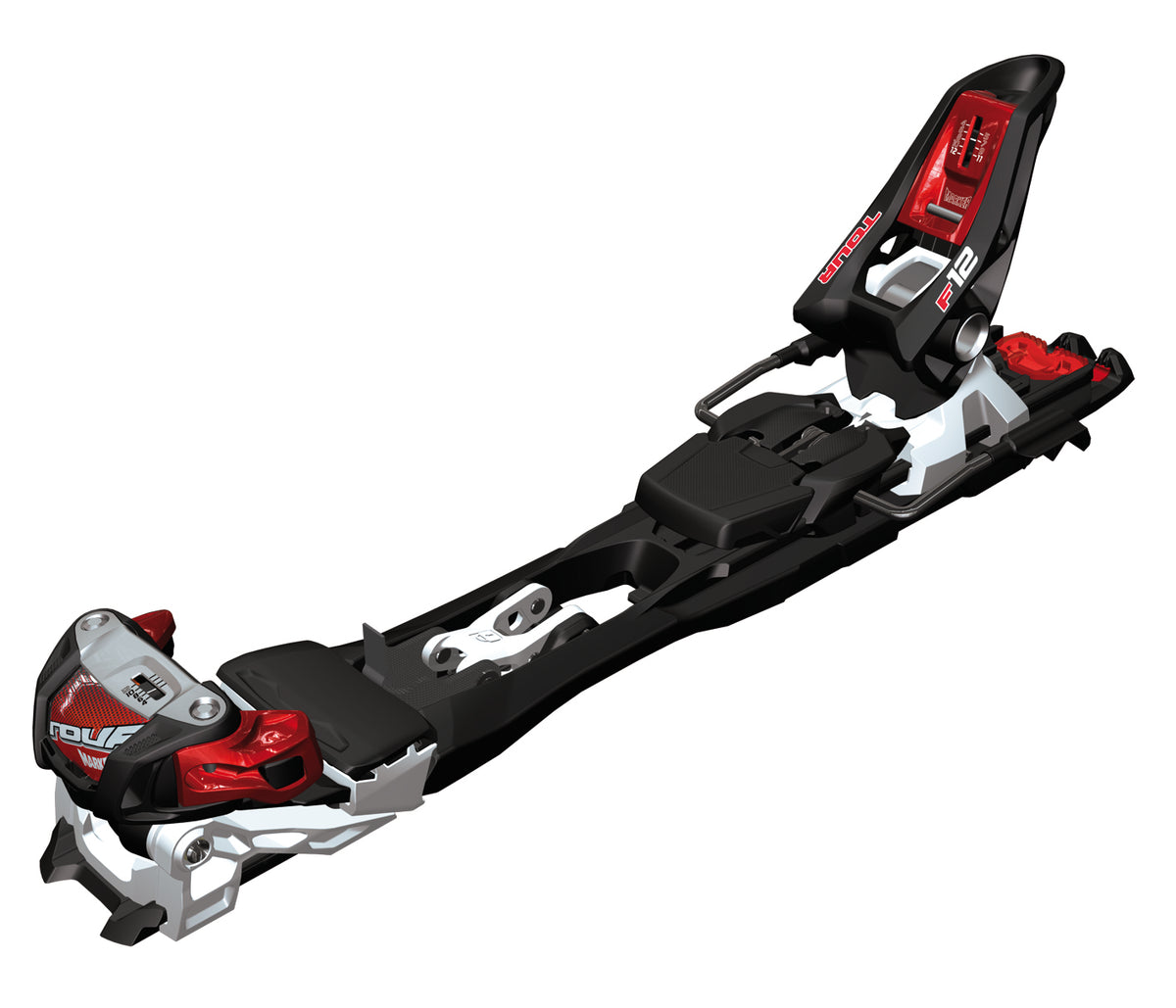 Marker Tour F12 Large Alpine Touring Ski Bindings (110mm Brakes) 2013 Black/Red Front View