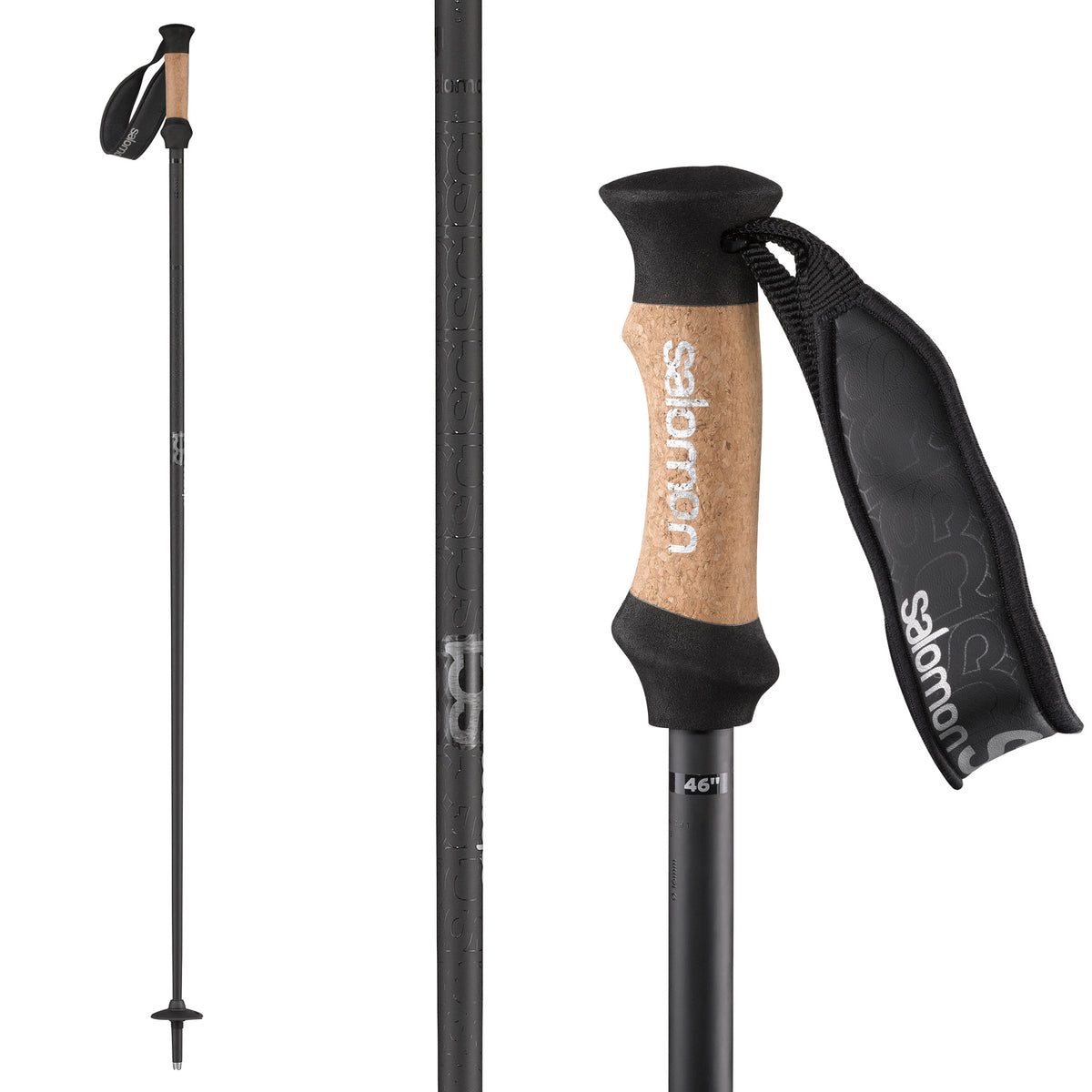 Salomon SC 1 Ski Poles 2013 Black