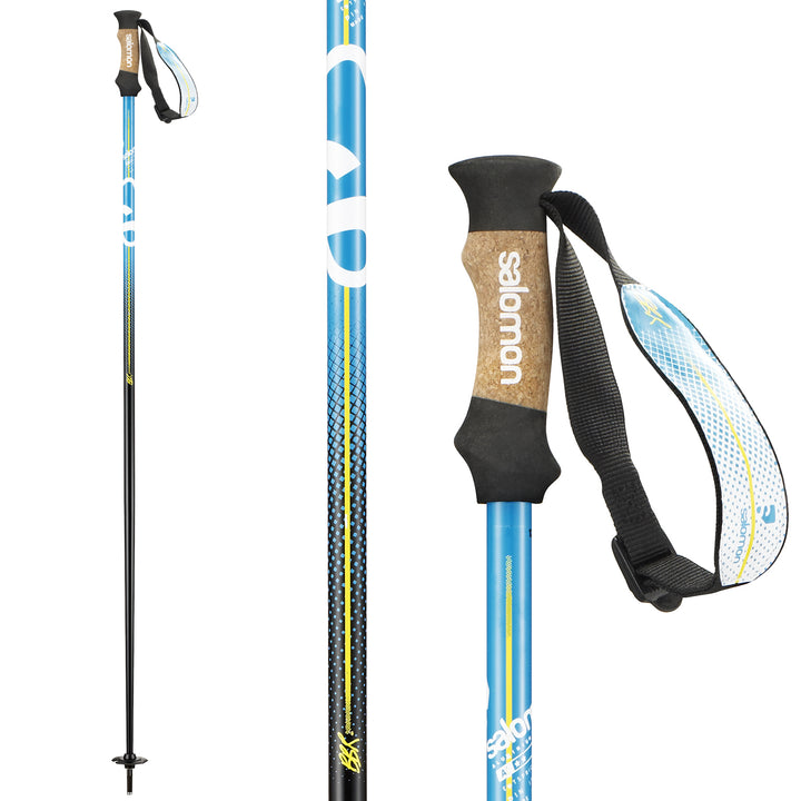 Salomon BBR 08 Ski Poles 2013 Blue/Black
