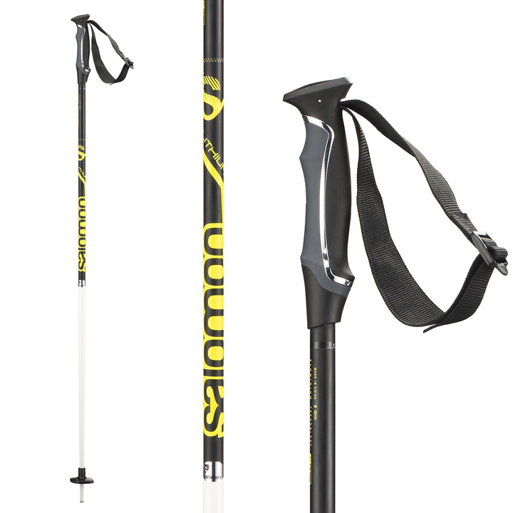 Salomon Lithium 08 Ski Poles 2013 Black/Yellow