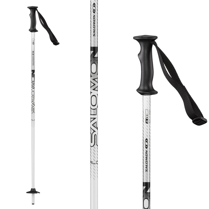 Salomon Kaloo Jr - Youth - Boy's Ski Poles 2013 Red/Black
