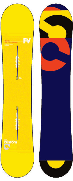 Burton Custom Flying V Snowboard 2013 Front View
