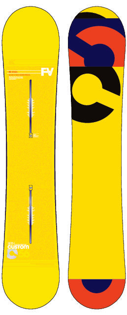 Burton Custom Flying V Snowboard 2013 Front View