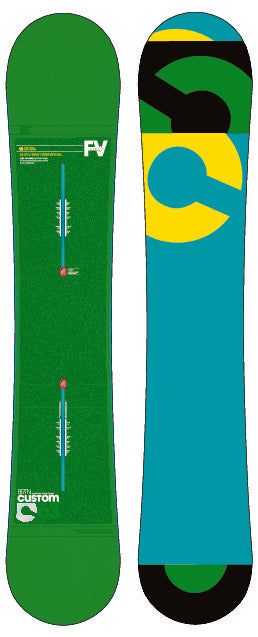 Burton Custom Flying V Snowboard 2013 Front View