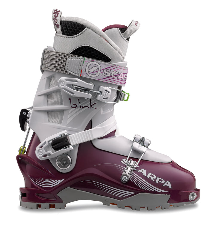 Scarpa Blink Alpine Touring Ski Boots - Women's 2013 Plum/Light Grey Side View