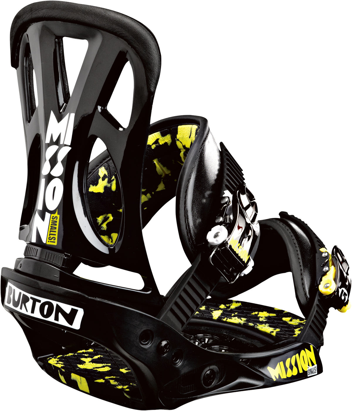 Burton Mission Smalls Snowboard Bindings - Youth - Boy's 2013 Black Back View