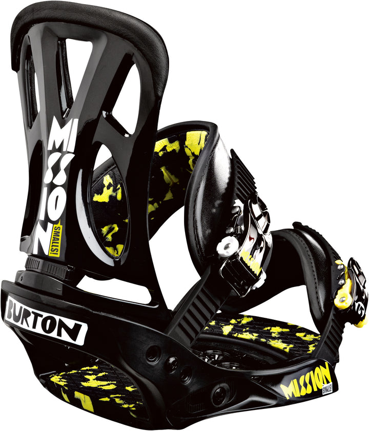 Burton Mission Smalls Snowboard Bindings - Youth - Boy's 2013 Black Back View