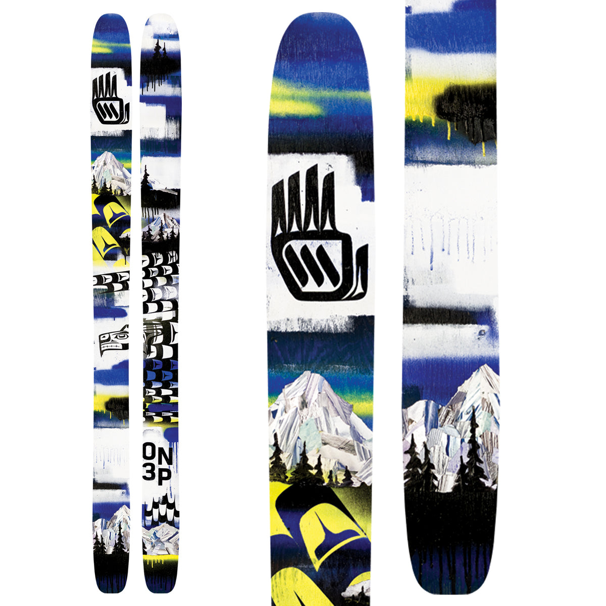 ON3P Billy Goat Skis 2013 Front View