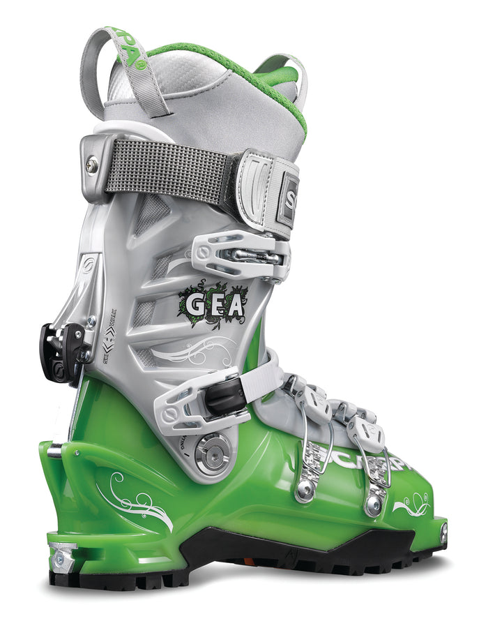 Scarpa Gea Alpine Touring Ski Boots - Women's 2014 Light Green/Silver Detail 1 View