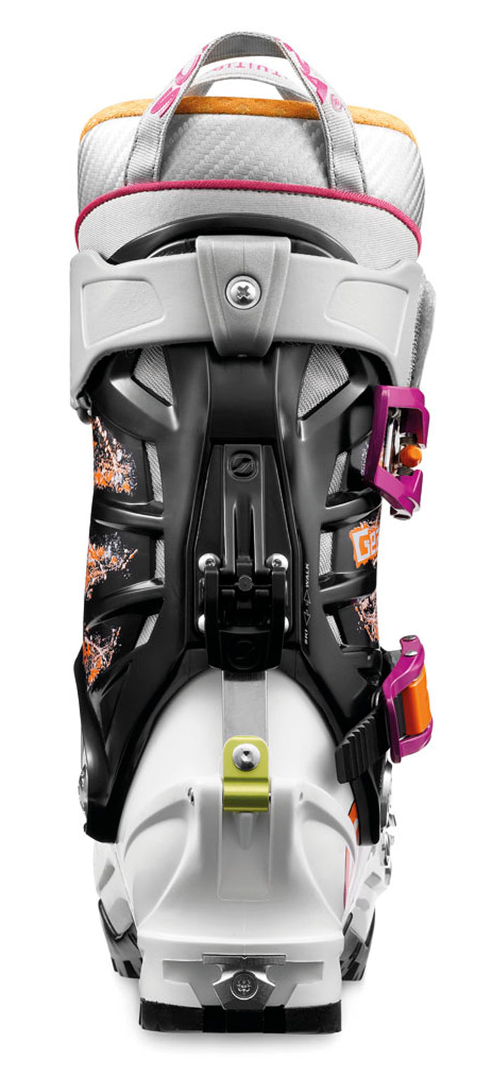 Scarpa Gea RS Alpine Touring Ski Boots - Women's 2014 Black/White/Lipgloss Back View