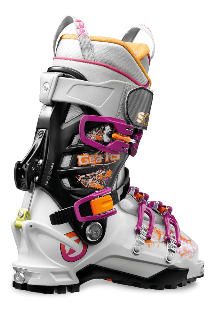 Scarpa Gea RS Alpine Touring Ski Boots - Women's 2014 Black/White/Lipgloss Detail 1 View