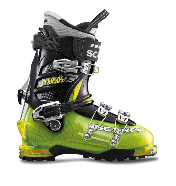 Scarpa Pegasus Alpine Touring Ski Boots 2013 Yellow/Black Side View