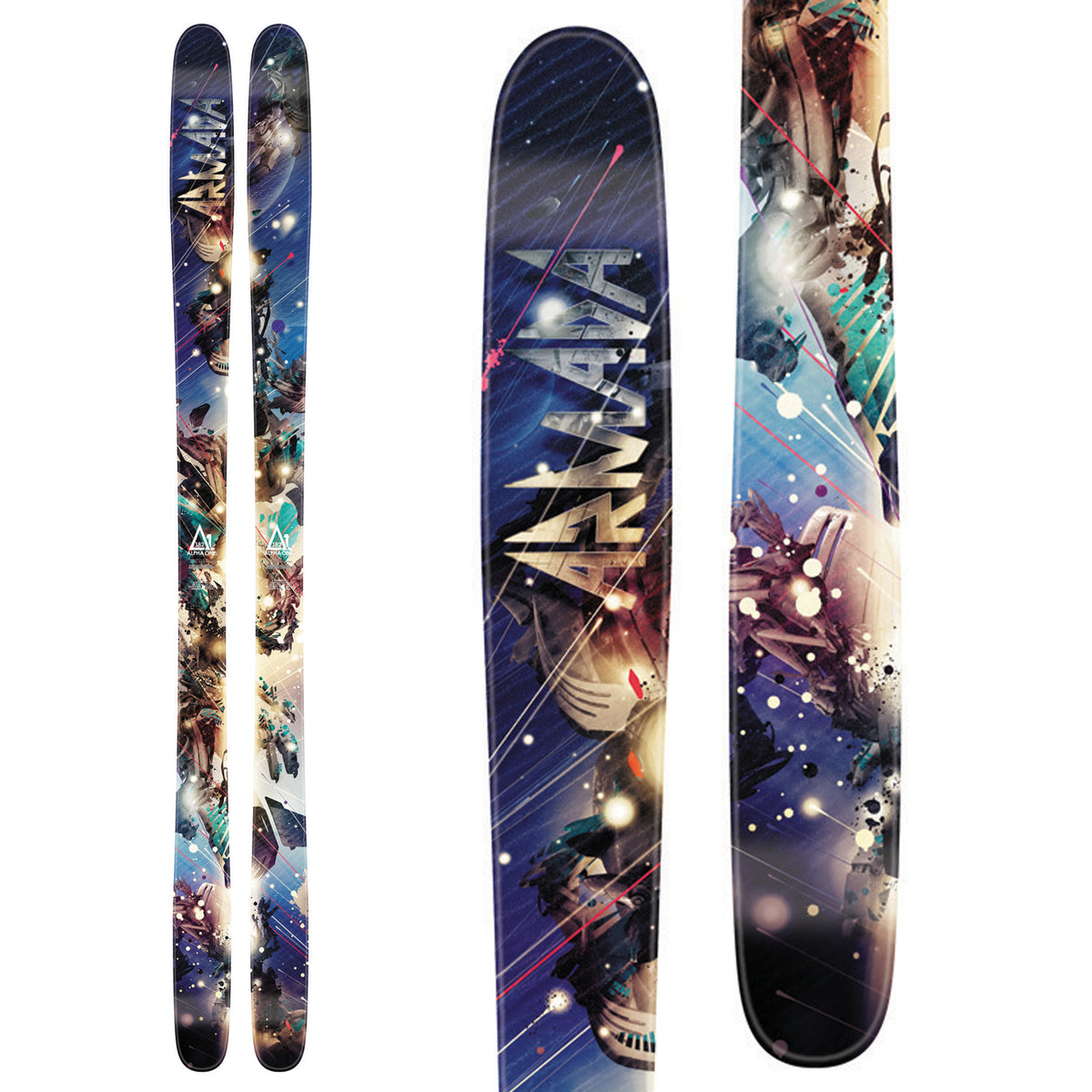 Armada Alpha 1 Skis 2013 Front View