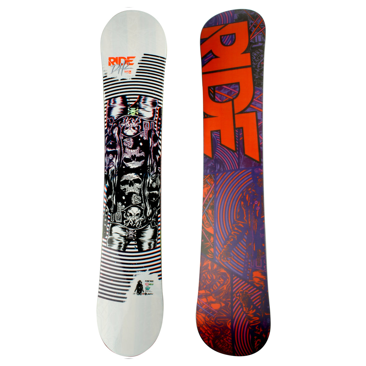 Ride DH2 Wide Snowboard 2013 Front View