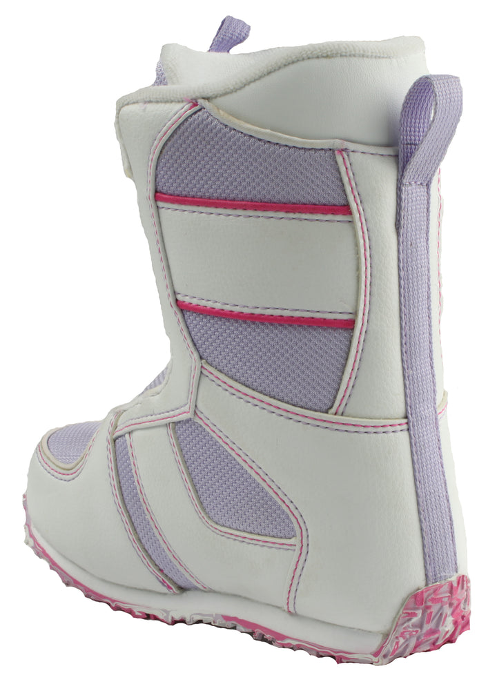 K2 Lil Kat Boa Snowboard Boots - Youth - Girl's 2013 White Side View