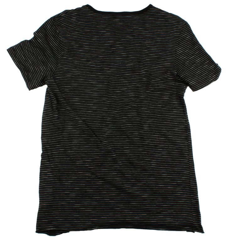 Kr3w Lawton Knit Short Sleeve Shirt Black Back View
